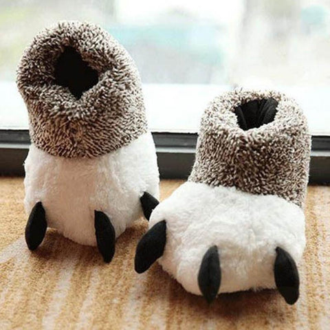 Fun Bear Claw Slippers