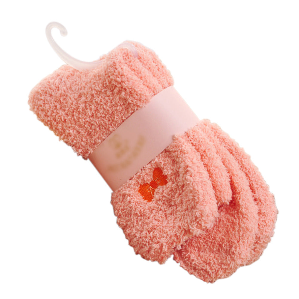 Soft and Warm Fluffy Bed Socks