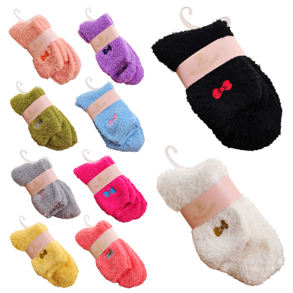 Soft and Warm Fluffy Bed Socks