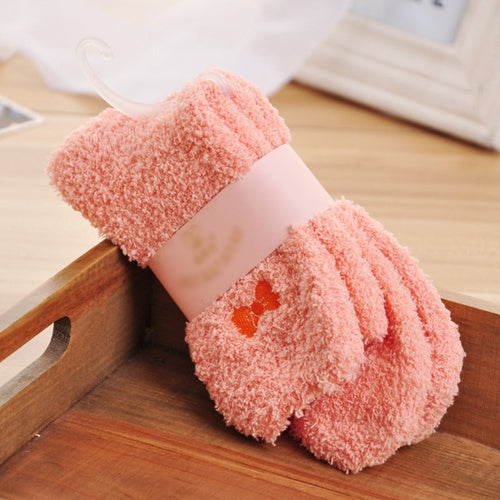 Soft and Warm Fluffy Bed Socks