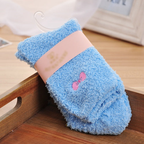 Soft and Warm Fluffy Bed Socks