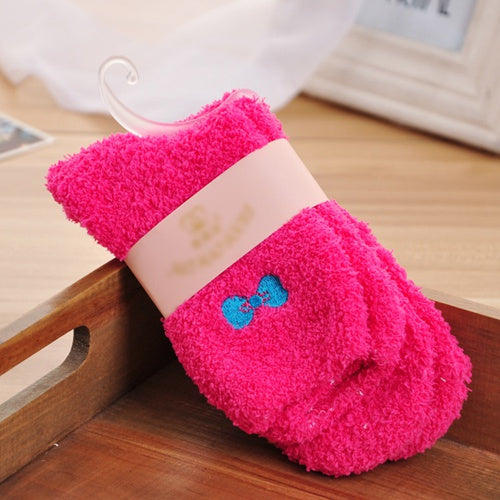 Soft and Warm Fluffy Bed Socks