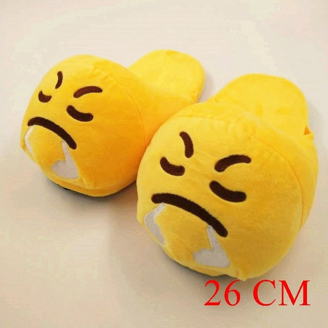 Cutesy Emoji Home Slippers