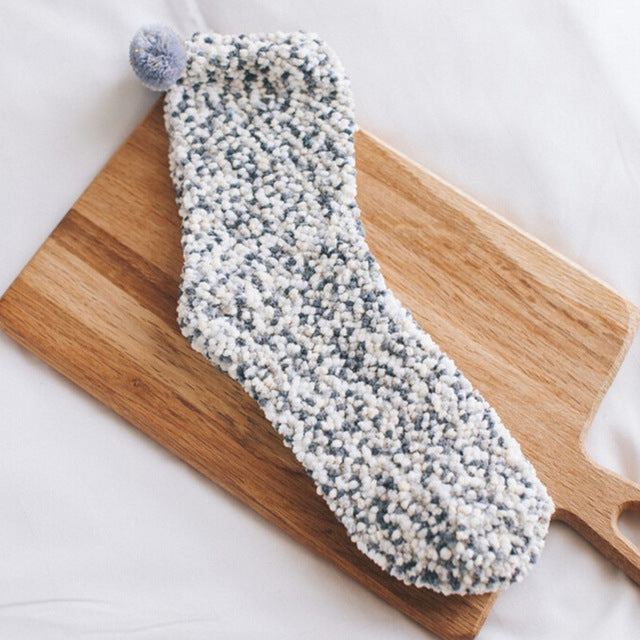 Stylish Fuzzy Warm Bed Socks