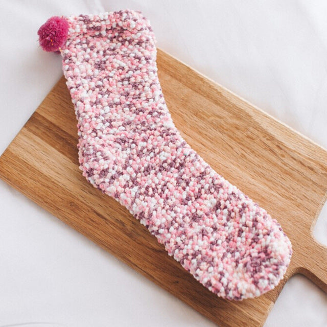 Stylish Fuzzy Warm Bed Socks