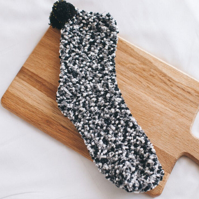 Stylish Fuzzy Warm Bed Socks