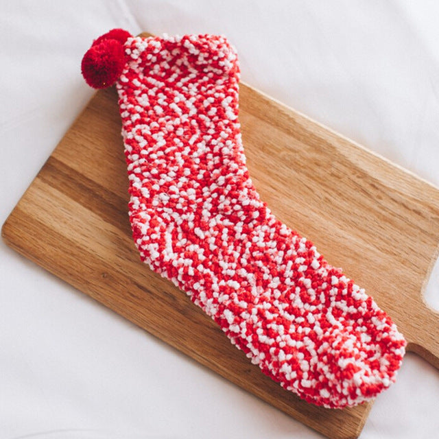 Stylish Fuzzy Warm Bed Socks