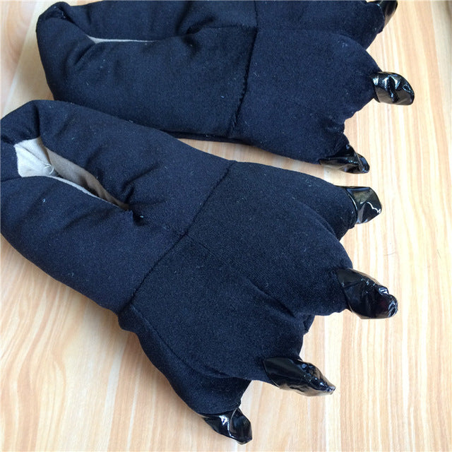 Funny Animal Paw Winter Slippers