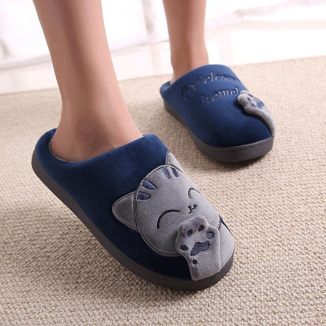 Friendly Cat Home Slippers