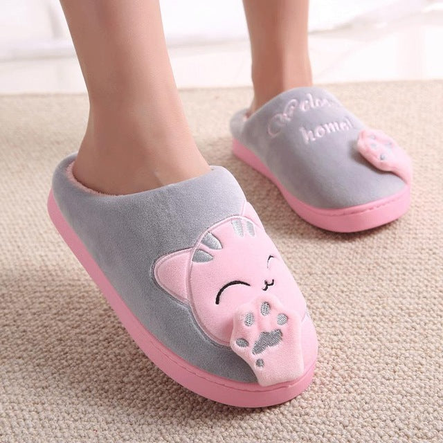 Friendly Cat Home Slippers