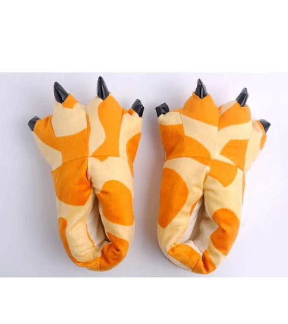 Funny Animal Paw Winter Slippers