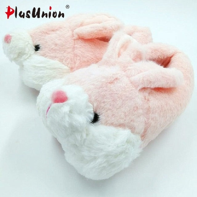 Furry Animals Home Slippers