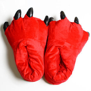 Funny Animal Paw Winter Slippers